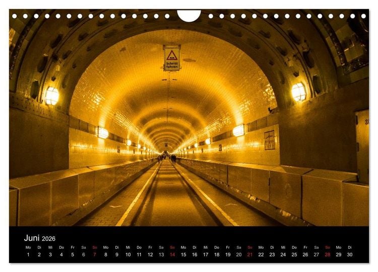 Produktbild: Hamburg - N&auml;chtliche Impressionen (Wandkalender 2026 DIN A4 quer), CALVENDO Monatskalender
