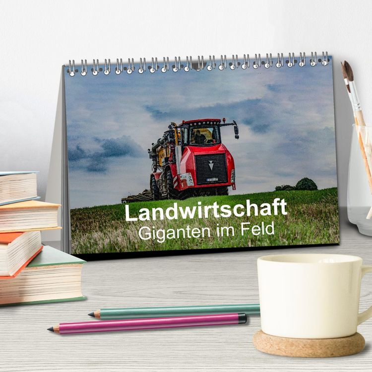 Produktbild: Landwirtschaft - Giganten im Feld (Tischkalender 2026 DIN A5 quer), CALVENDO Monatskalender