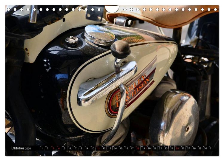 Produktbild: Harley Davidson WLA 750 (Wandkalender 2026 DIN A4 quer), CALVENDO Monatskalender