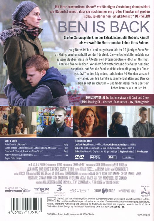 Produktbild: Ben is Back