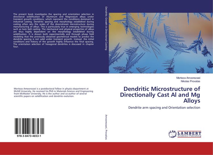 Produktbild: Dendritic Microstructure of Directionally Cast Al and Mg Alloys