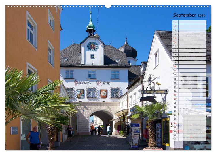 Produktbild: Eine Perle Oberbayerns - Rosenheim (hochwertiger Premium Wandkalender 2026 DIN A2 quer), Kunstdruck in Hochglanz