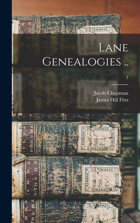 Produktbild: Lane Genealogies ..; 1