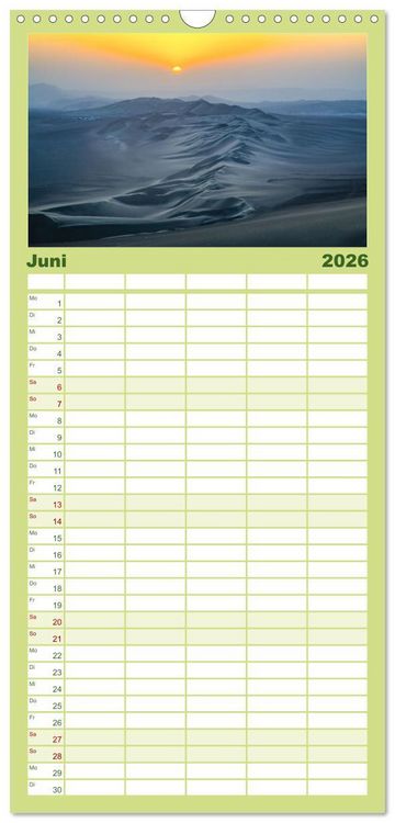 Produktbild: Familienplaner 2026 - Peru - Magie der Anden mit 5 Spalten (Wandkalender, 21 x 45 cm) CALVENDO