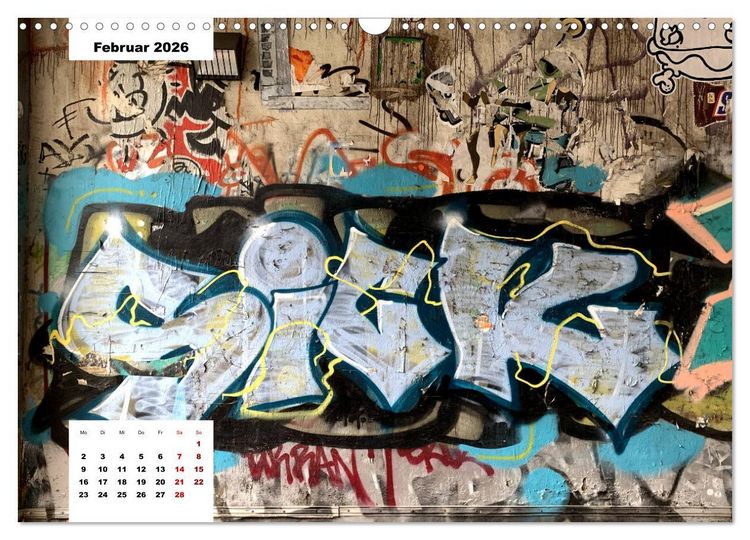 Produktbild: Hamburg Graffiti (Wandkalender 2026 DIN A3 quer), CALVENDO Monatskalender