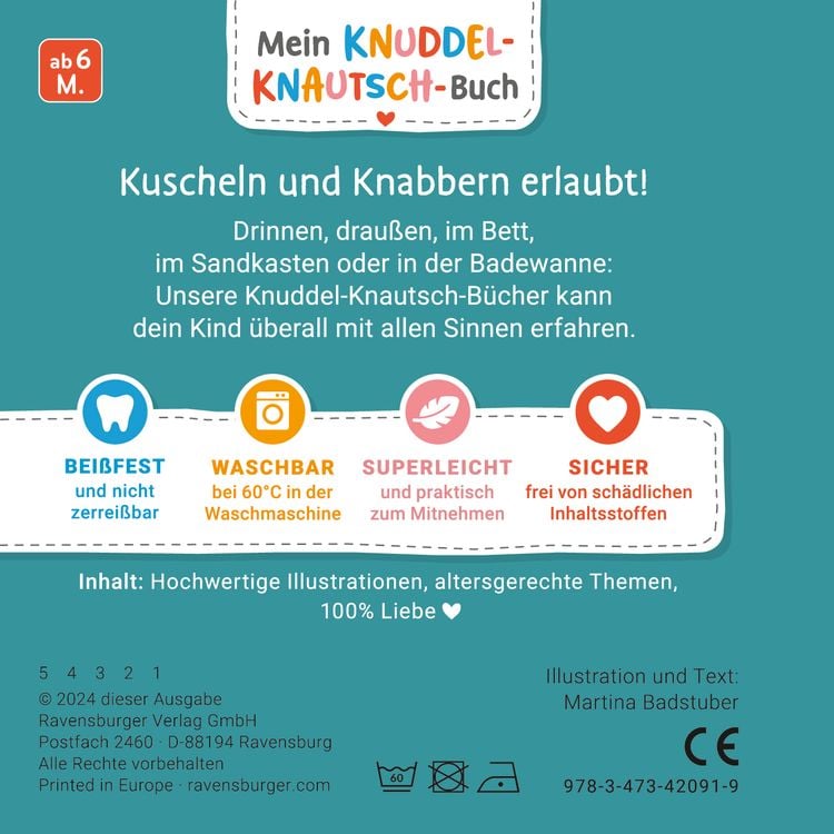 Produktbild: Mein Knuddel-Knautsch-Buch - Gute Nacht, alles schläft!
