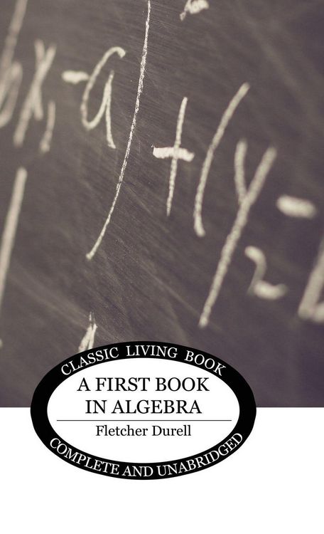 Produktbild: A First Book in Algebra