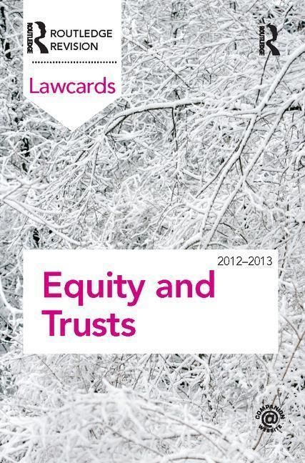 Produktbild: Routledge: Equity and Trusts Lawcards 2012-2013