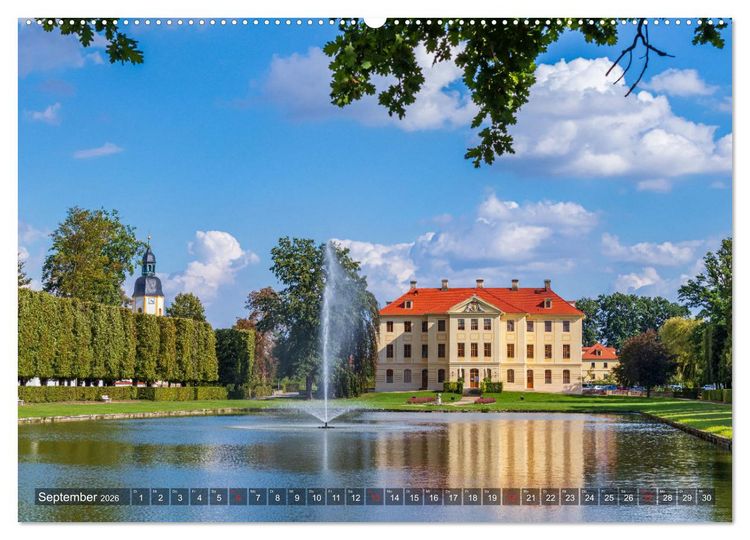 Produktbild: Barockgarten Zabeltitz (Wandkalender 2026 DIN A2 quer), CALVENDO Monatskalender