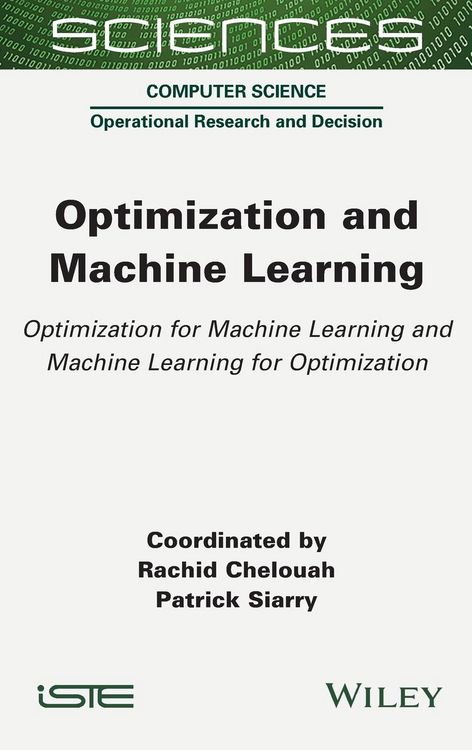Produktbild: Optimization and Machine Learning