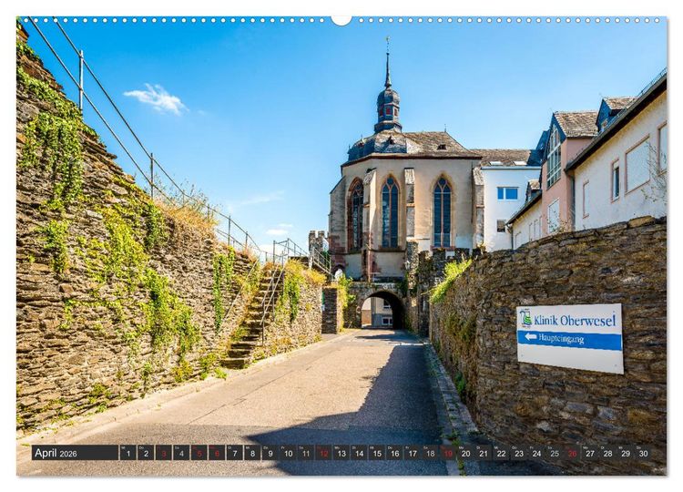 Produktbild: Oberwesel - Stadt der T&uuml;rme (Wandkalender 2026 DIN A2 quer), CALVENDO Monatskalender