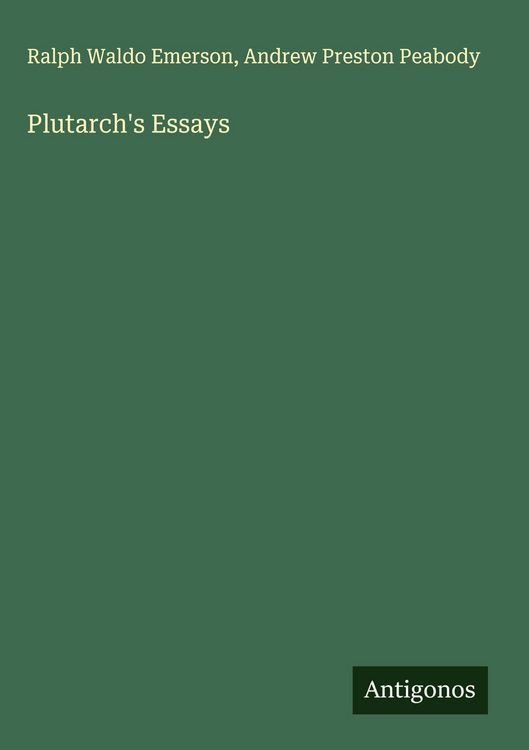 Produktbild: Plutarch's Essays