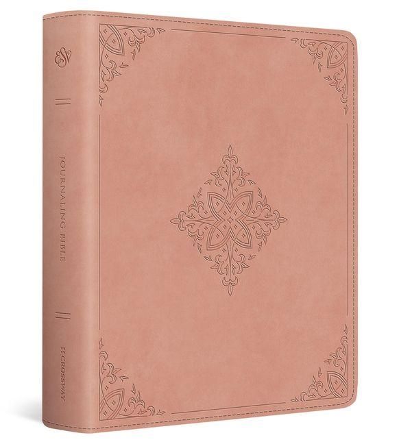 Produktbild: ESV Journaling Bible, Red Letter (Trutone, Blush Rose, Fleur-De-Lis Design)