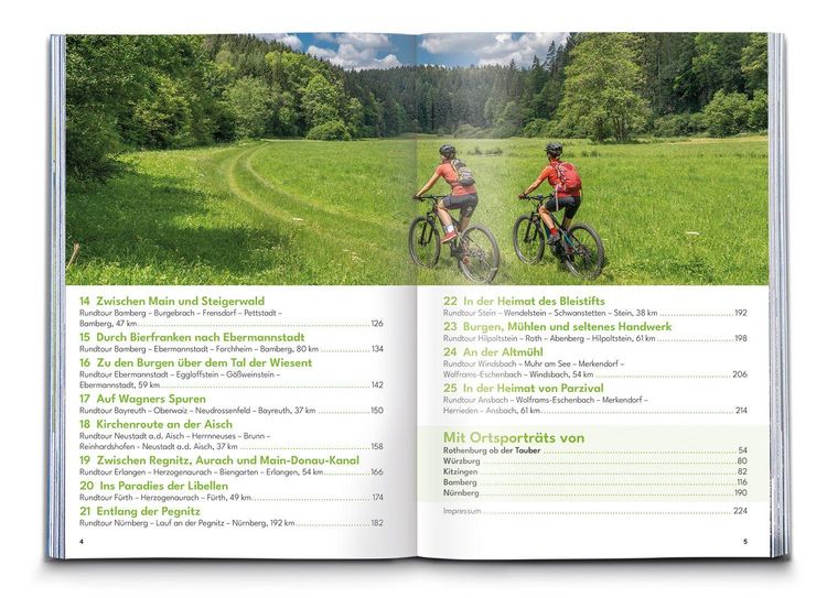 Produktbild: BVA Die 25 sch&ouml;nsten E-Bike Touren in Franken