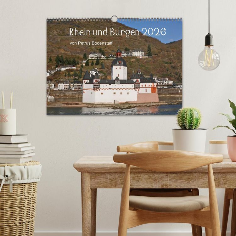 Produktbild: Rhein und Burgen (Wandkalender 2026 DIN A3 quer), CALVENDO Monatskalender