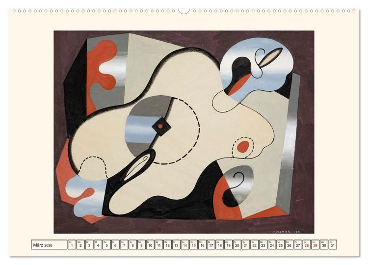 Produktbild: Kubistische Kompositionen (hochwertiger Premium Wandkalender 2026 DIN A2 quer), Kunstdruck in Hochglanz