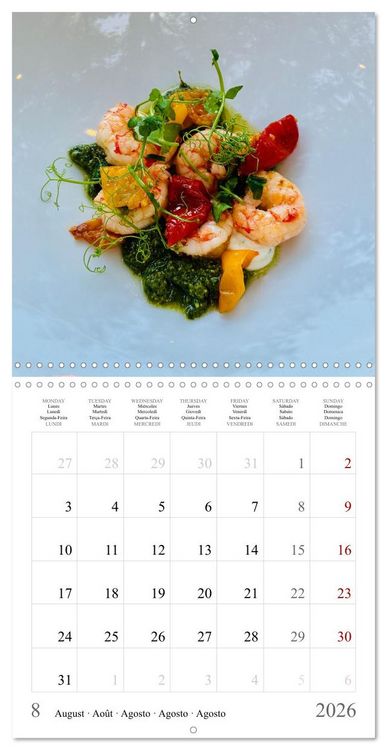 Produktbild: Sardegna - landscapes, sea and food from Sardinia (Wall Calendar 2026 12 &times; 12 Inch) CALVENDO 12 Month Wall Calendar