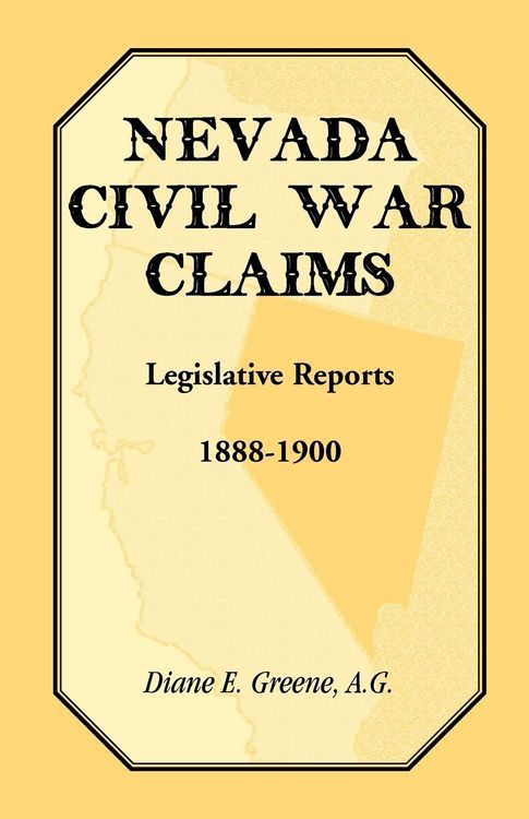 Produktbild: Nevada Civil War Claims