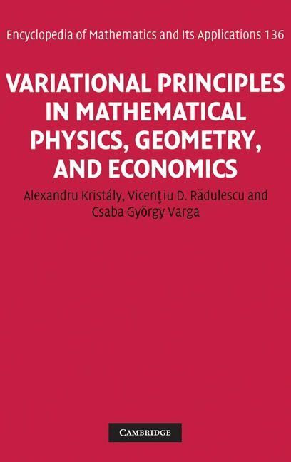 Produktbild: Variational Principles in Mathematical Physics, Geometry, and Economics