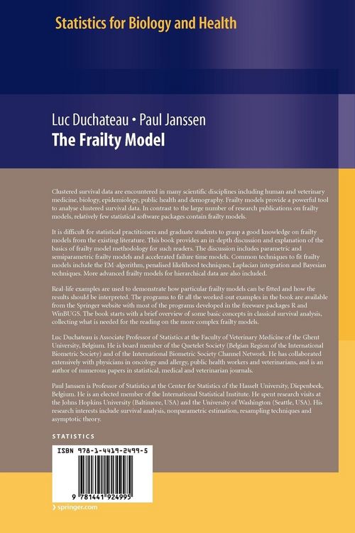 Produktbild: The Frailty Model