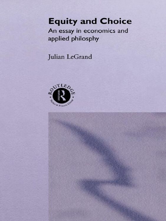 Produktbild: Equity and Choice