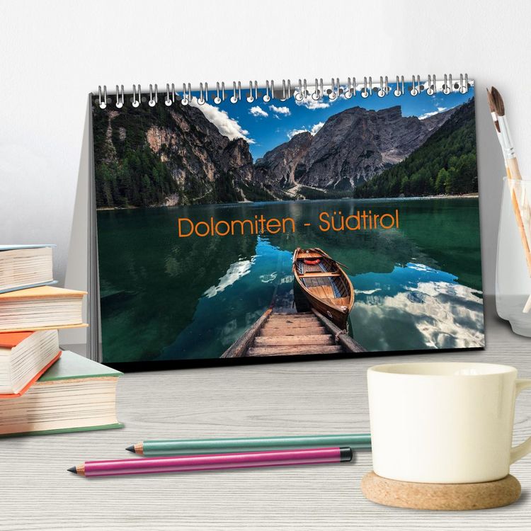 Produktbild: Dolomiten - S&uuml;dtirol (Tischkalender 2026 DIN A5 quer), CALVENDO Monatskalender