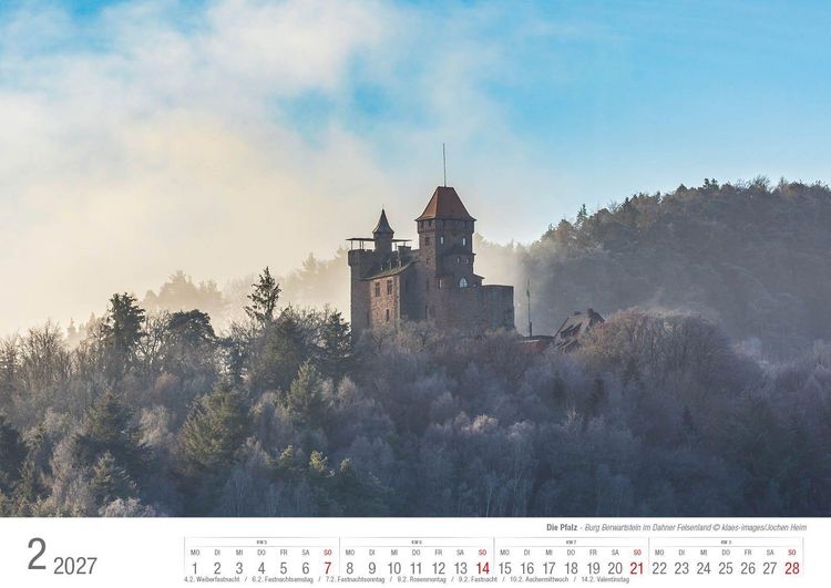 Produktbild: Die Pfalz 2027 Bildkalender A3 Spiralbindung