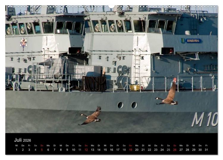 Produktbild: Marinest&uuml;tzpunkt Kiel (hochwertiger Premium Wandkalender 2026 DIN A2 quer), Kunstdruck in Hochglanz