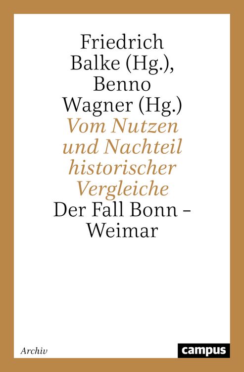 Produktbild: Vom Nutzen und Nachteil historischer Vergleiche
