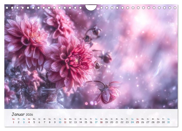 Produktbild: Florale Kompositionen (Wandkalender 2026 DIN A4 quer), CALVENDO Monatskalender