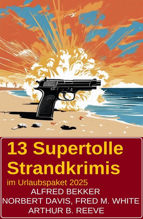 Produktbild: 13 Supertolle Strandkrimis im Urlaubspaket 2025