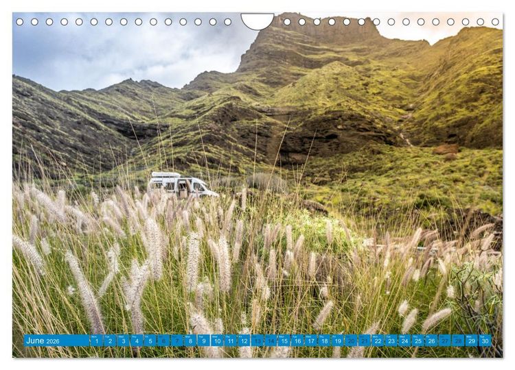 Produktbild: CANARY ISLANDS by CAMPER VAN (Wall Calendar 2026 DIN A4 landscape), CALVENDO 12 Month Wall Calendar