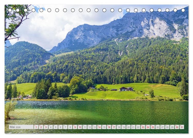 Produktbild: Malerische Seen in Bayern (Tischkalender 2026 DIN A5 quer), CALVENDO Monatskalender