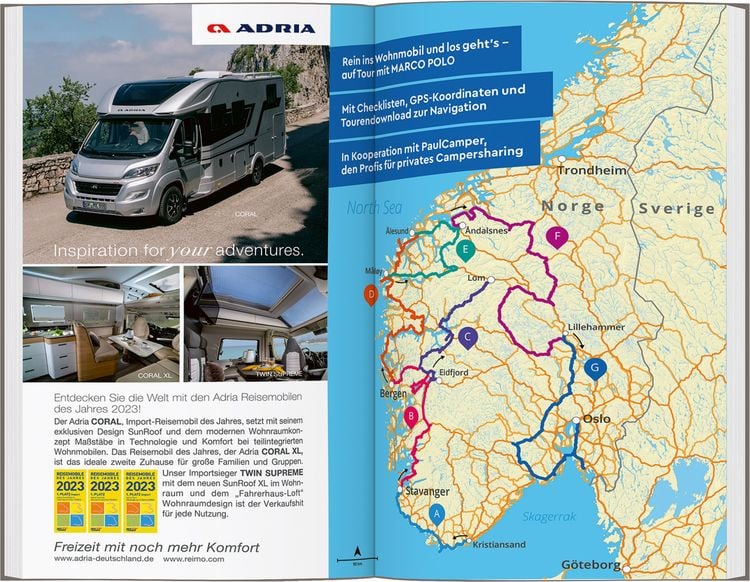 Produktbild: MARCO POLO Camper Guide S&uuml;dnorwegen
