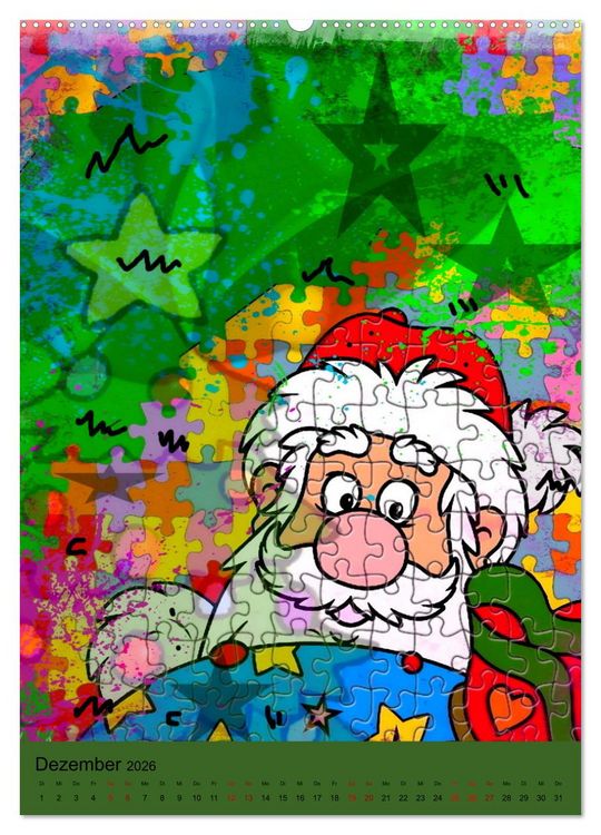 Produktbild: Puzzleteile (Wandkalender 2026 DIN A2 hoch), CALVENDO Monatskalender
