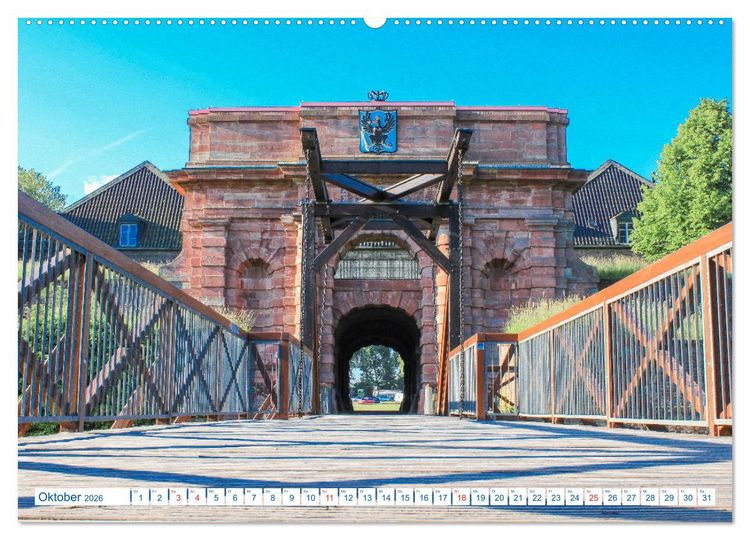 Produktbild: Hansestadt Wesel - Impressionen vom Niederrhein (hochwertiger Premium Wandkalender 2026 DIN A2 quer), Kunstdruck in Hochglanz