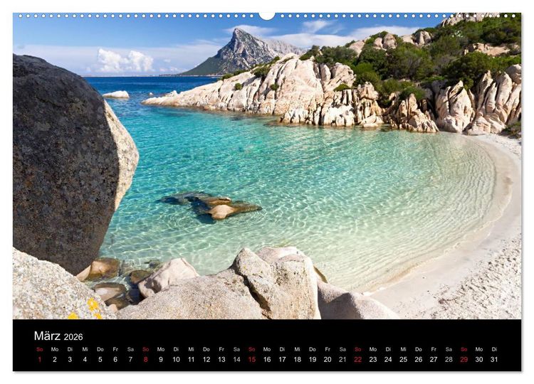 Produktbild: Sardinien (Wandkalender 2026 DIN A2 quer), CALVENDO Monatskalender