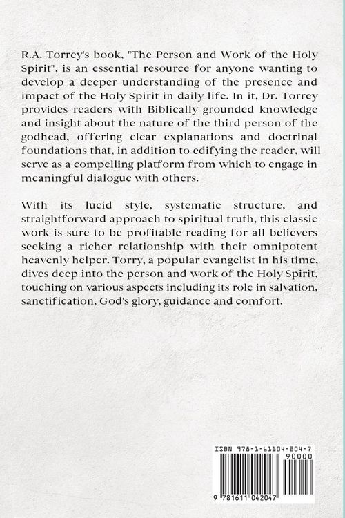 Produktbild: The Person and Work of the Holy Spirit