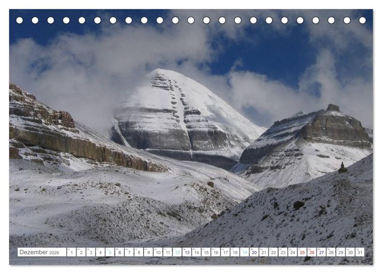 Produktbild: Tibet (Tischkalender 2026 DIN A5 quer), CALVENDO Monatskalender
