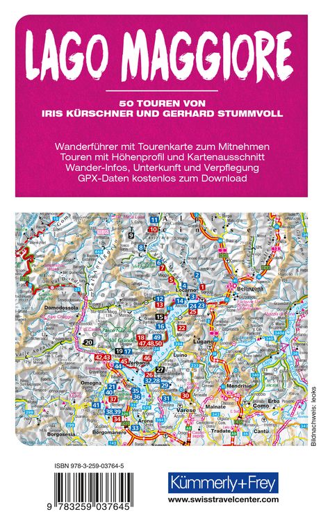 Produktbild: Kümmerly+Frey Wanderführer Lago Maggiore