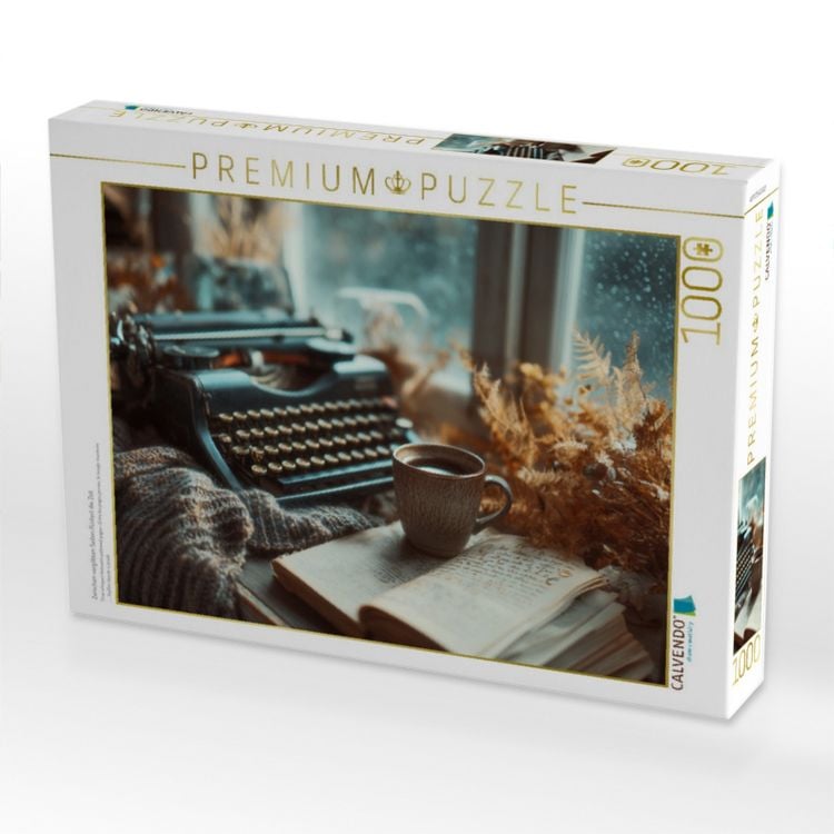Produktbild: CALVENDO Puzzle Zwischen vergilbten Seiten fl&uuml;stert die Zeit | 1000 Teile Lege-Gr&ouml;&szlig;e 64x48cm Foto-Puzzle f&uuml;r gl&uuml;ckliche Stunden