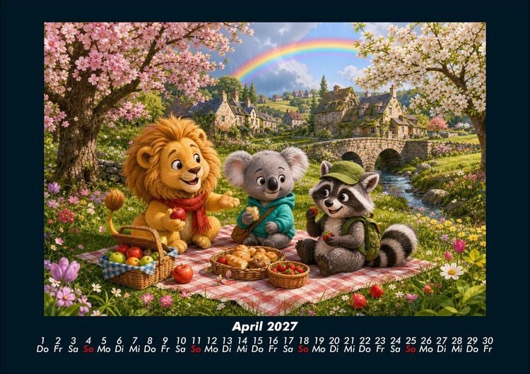 Produktbild: Abenteuerreise durch Europa 2027 Fotokalender DIN A4
