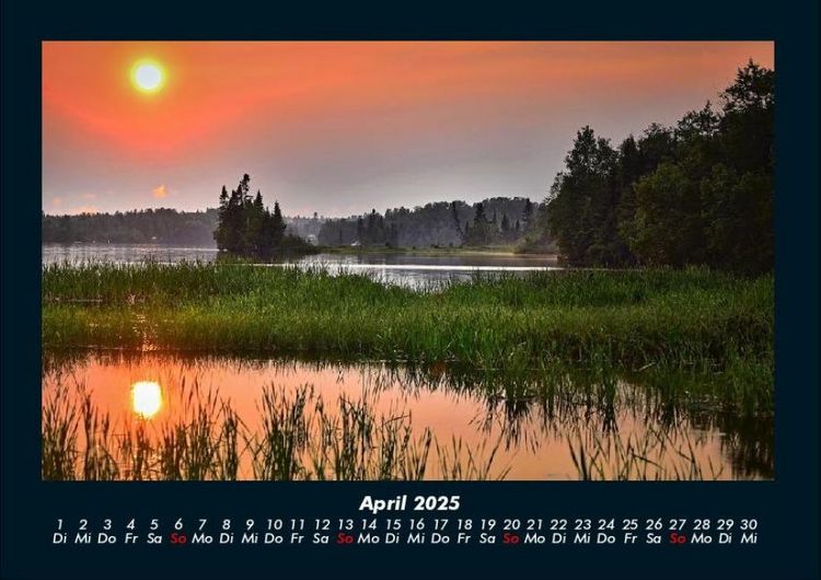 Produktbild: Tage am See 2025 Fotokalender DIN A4