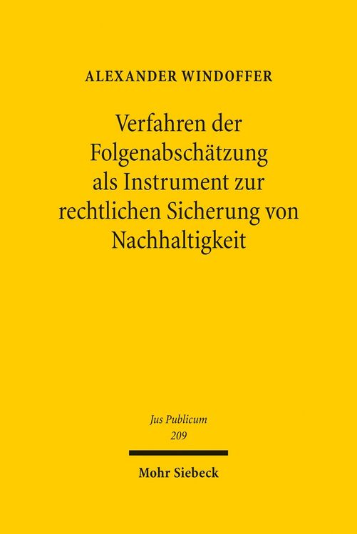 Produktbild: Verfahren der Folgenabsch&auml;tzung als Instrument zur rechtlichen Sicherung von Nachhaltigkeit