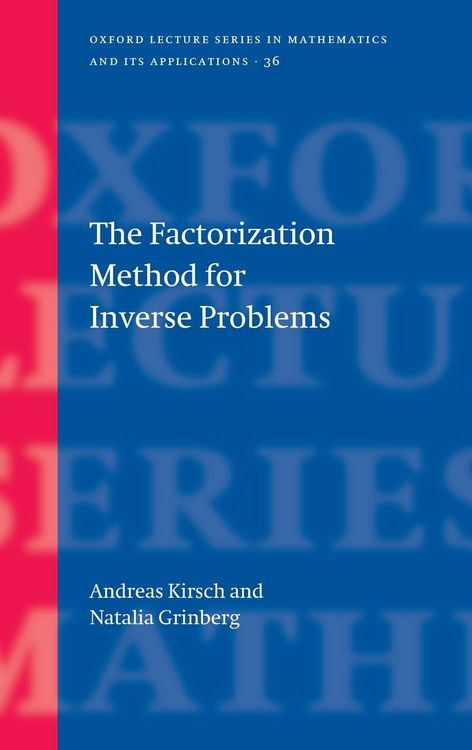 Produktbild: The Factorization Method for Inverse Problems
