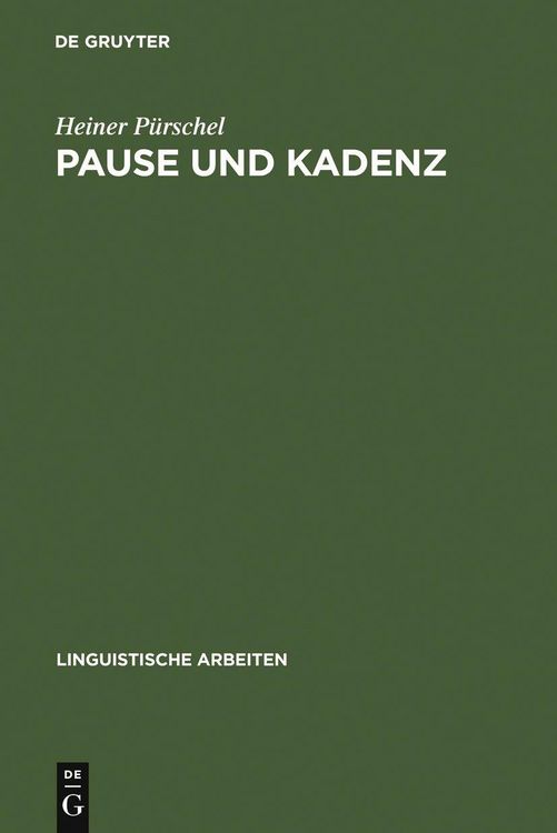 Produktbild: Pause und Kadenz