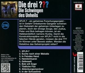 Produktbild: Die drei ??? 216: Die Schwingen des Unheils