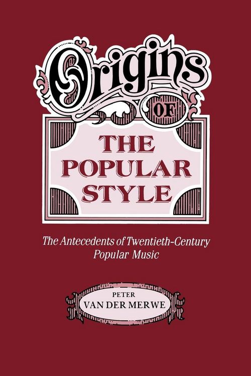 Produktbild: Origins of the Popular Style