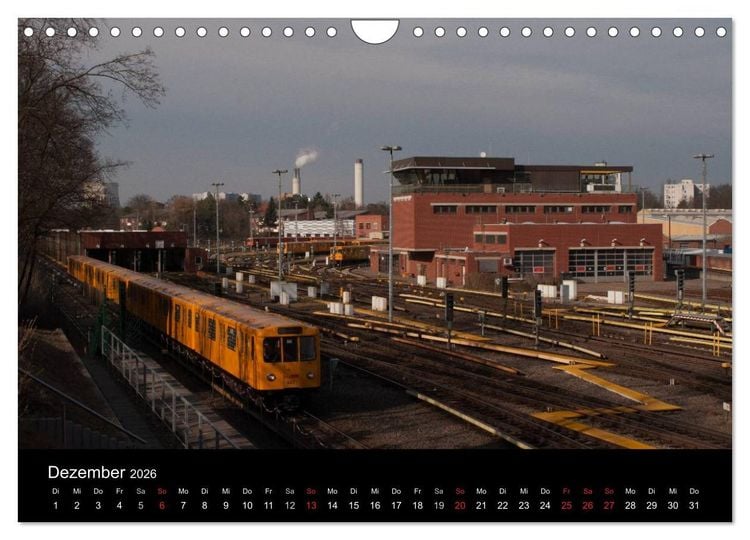 Produktbild: Auf Gleisen durch Berlin (Wandkalender 2026 DIN A4 quer), CALVENDO Monatskalender