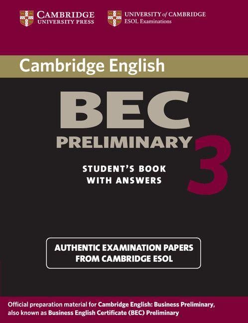 Produktbild: Cambridge BEC Preliminary 3 with Answers